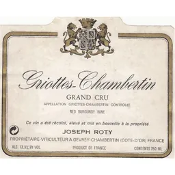 Griottes-Chambertin Grand Cru