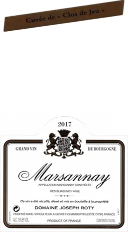 Marsannay Clos de Jeu
