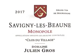 Domaine Julien Gros Savigny-les-Beaune Clos du Village Monopole Rouge
