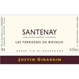 Santenay Les Terrasses de Bievaux Blanc