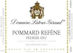 Domaine Latour-Giraud Pommard Refene Premier Cru