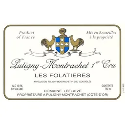 Puligny Montrachet Les Folatieres