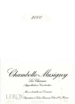 Chambolle-Musigny Les Charmes Premier Cru