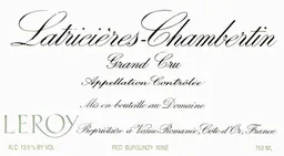 Latricieres-Chambertin Grand Cru
