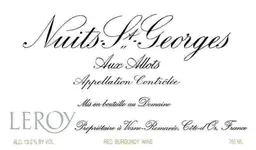 Nuits-St-Georges Aux Allots