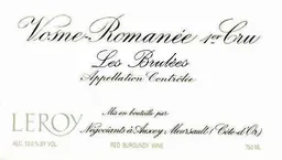 Vosne-Romanee Les Brulees Premier Cru