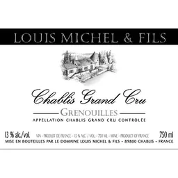 Domaine Louis Michel et Fils Chablis Grenouilles Grand Cru
