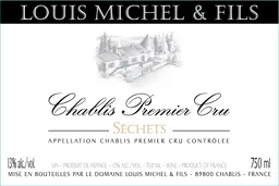 Domaine Louis Michel et Fils Chablis Sechets Premier Cru
