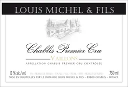 Chablis Vaillons Premier Cru