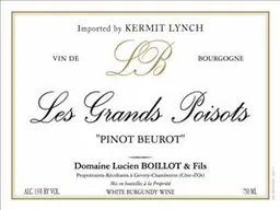 Bourgogne Pinot Beurot Les Grands Poisots