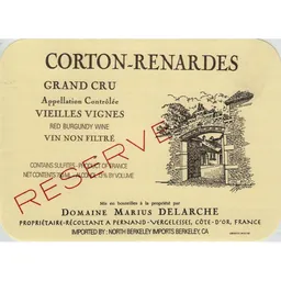 Corton Renardes Grand Cru Reserve