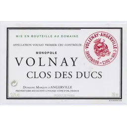 Volnay Clos des Ducs Premier Cru Monopole