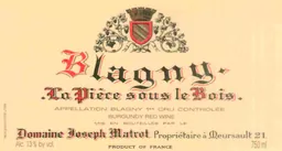Blagny La Piece sous le Bois Premier Cru