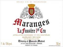 Domaine Matrot Maranges la Fussiere Premier Cru