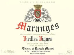 Domaine Matrot Maranges Vieilles Vignes