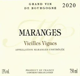 Domaine Maurice Charleux et Fils Maranges Vieilles Vignes