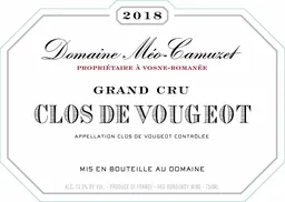 Domaine Meo-Camuzet Clos de Vougeot Grand Cru