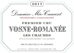 Domaine Meo-Camuzet Vosne-Romanee Les Chaumes Premier Cru
