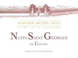 Domaine Michel Gros Nuits-Saint-Georges Les Chaliots