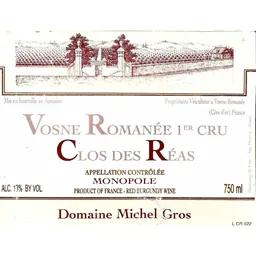 Domaine Michel Gros Vosne-Romanee Clos des Reas Premier Cru