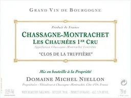 Chassagne-Montrachet Les Chaumees Clos de la Truffiere Premier Cru