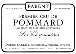Domaine Parent Pommard Les Chaponnieres Premier Cru
