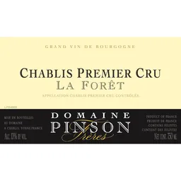 Chablis La Foret Premier Cru