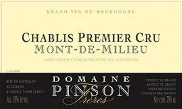 Chablis Mont de Milieu Premier Cru
