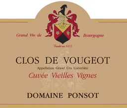 Clos de Vougeot Vieilles Vignes