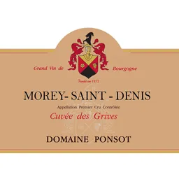 Morey-St-Denis Cuvee des Grives