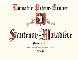 Domaine Prieur-Brunet Santenay Maladiere Premier Cru