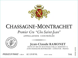 Chassagne-Montrachet Clos Saint-Jean Rouge Premier Cru