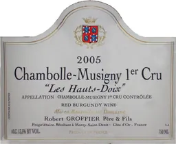Chambolle-Musigny Les Hauts Doix Premier Cru
