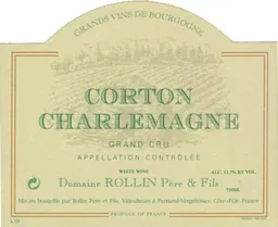 Corton Charlemagne Grand Cru