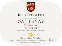 Domaine Roux Pere & Fils Santenay Beaurepaire Premier Cru