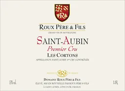 Domaine Roux Pere & Fils St-Aubin Les Cortons Premier Cru