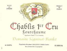 Chablis Fourchaume Premier Cru