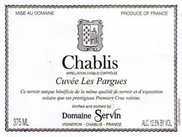 Chablis Les Pargues