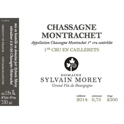 Chassagne Montrachet Blanc Premier Cru Caillerets