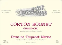 Corton Rognet Grand Cru