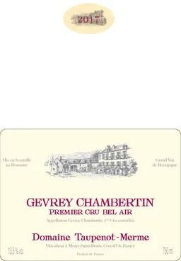 Gevrey-Chambertin Bel Air Premier Cru