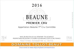 Domaine Tollot-Beaut Beaune Premier Cru