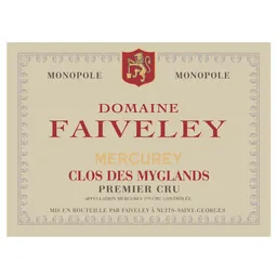 Faiveley Mercurey Clos des Myglands Premier Cru Monopole