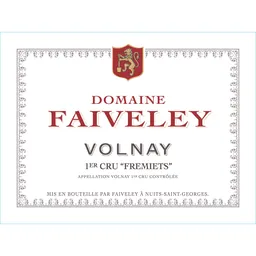 Volnay Fremiets Premier Cru
