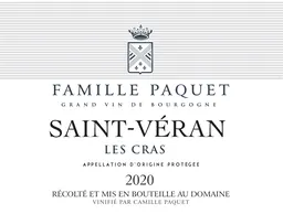 Famille Paquet Saint-Veran Les Cras