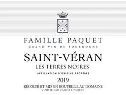 Famille Paquet Saint-Veran Les Terres Noirs