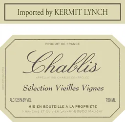 Famille Savary Chablis Vieilles Vignes