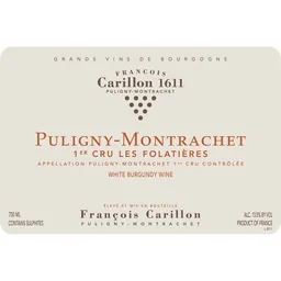 Francois Carillon Puligny Montrachet Les Folatieres