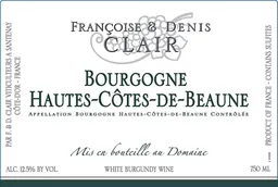 Bourgogne Blanc Hautes Cotes de Beaune