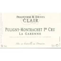 Puligny-Montrachet la Garenne Premier Cru